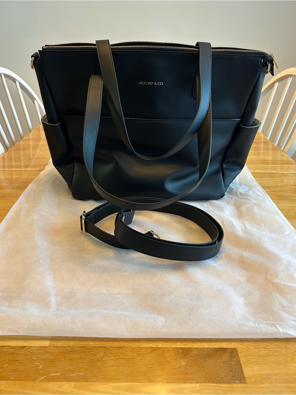 Milford & Co. Tote Bag Black